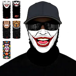 Headwear Balaclava Neck Gaiter Neck Tube Skull Sunscreen Breathable Quick Dry Dust Proof Bike / Cycling Spandex Polyester Summer for Men's Women's Adults' Outdoor Exercise Cycling / Bike Graphic 1 PC Lightinthebox