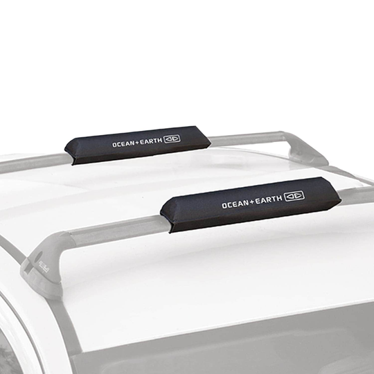 Ocean and Earth Aero Car Hard Roof Rack Pads 500mm - Black
