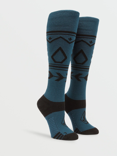 Women's Volcom Ttt Socks - Storm Blue
