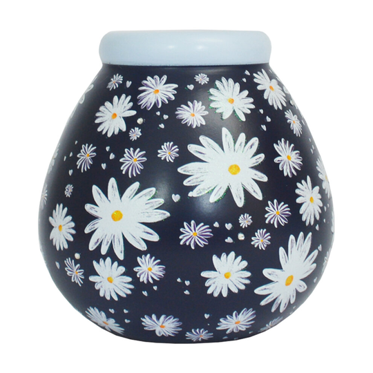 Hand Decorated Daisy Money Pot Of Dreams Save Up & Smash Money Box Gift