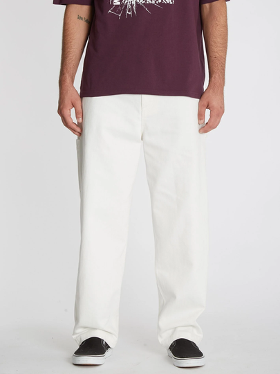Men's Volcom Kraftsman Trousers - WHITECAP GREY
