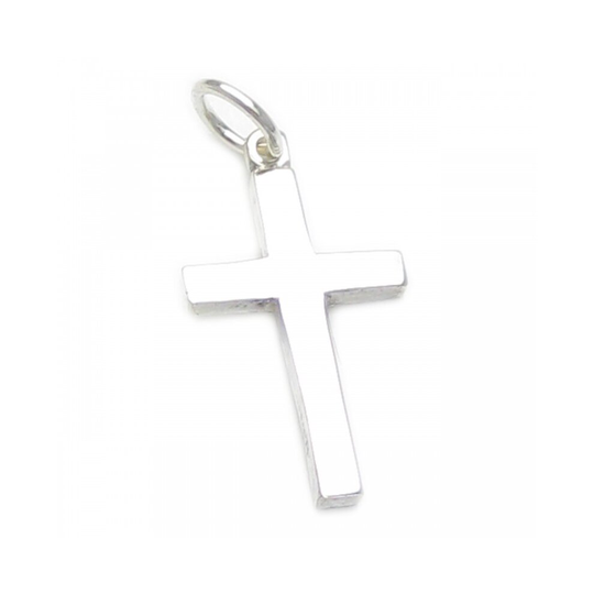 Cross sterling silver charm pendant .925 x 1 Crosses charms pendants