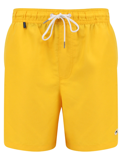 Swim Shorts Bramble Basic Microfibre Swim Shorts In Solar Yellow - Le Shark / S - Tokyo Laundry