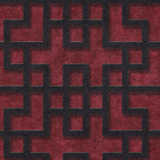 A.S Creation Red Grip Black Industrial Metallic Wallpaper Textured Vinyl