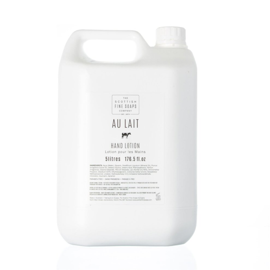 Scottish Fine Soaps Commercial Au Lait Hand Lotion Refill (5 Litre)