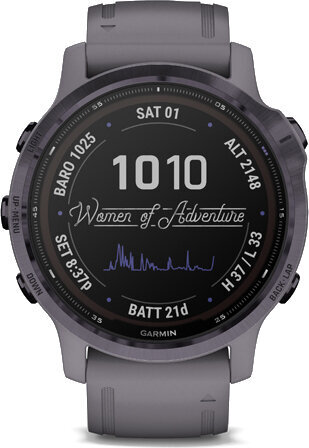 Garmin Fenix 6S Pro Solar Amethyst Steel
