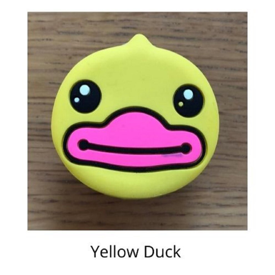 (Yellow Duck) mobile phone holder Socket Finger grip Stand UK