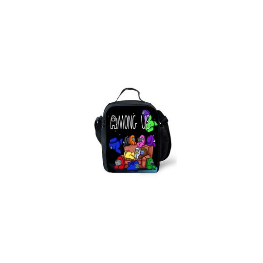 (Lunch bag 11) Among Us insulated insulated lunch bag school outdoor lunch box