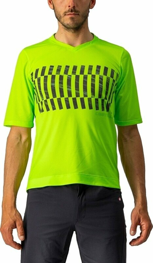Castelli Trail Tech SS Electric Lime/Dark Lime M