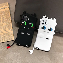 Phone Case For Apple Back Cover Classic Series Bumper Frame Dustproof Soft Edges 3D Cartoon Silicone Lightinthebox