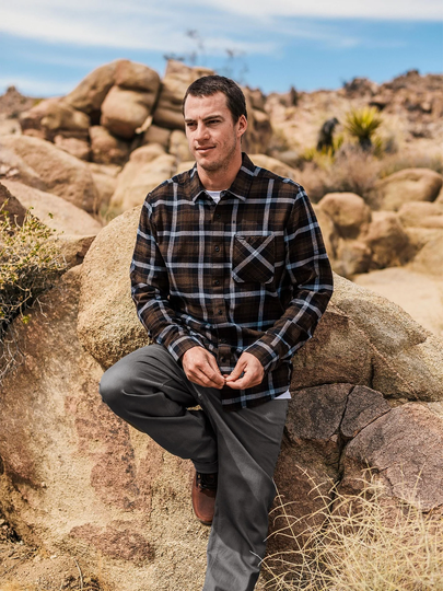 Men's Volcom Caden Plaid Shirt - WREN