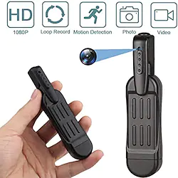 T1 Hidden Camera Pen 1080P Mini Camera Wearable Recorder Indoor And Outdoor Camera Portable Pocket Recorder Lightinthebox