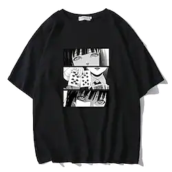 Inspired by Kakegurui / Compulsive Gambler Jabami Yumeko T-shirt Cartoon Manga Anime Harajuku Graphic Street Style T-shirt For Men's Women's Unisex Adults' Hot Stamping 100% Polyester Casual Daily Lightinthebox