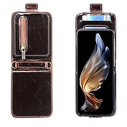 Phone Case For Samsung Galaxy Wallet Card Z Flip 3 Bumper Frame Flip Magnetic Solid Colored PU Leather Lightinthebox