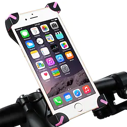 Bike Phone Mount Anti-Slip Adjustable / Retractable Durable for Road Bike Mountain Bike MTB PVC(PolyVinyl Chloride) Cycling Bicycle Black / Red Black Lightinthebox