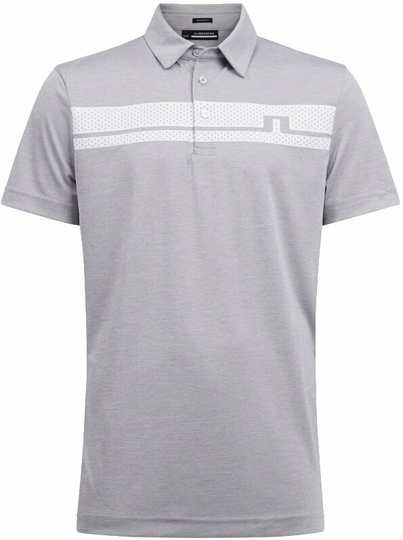 J.Lindeberg Clark Regular Fit Golf Polo Micro Chip Melange XXL