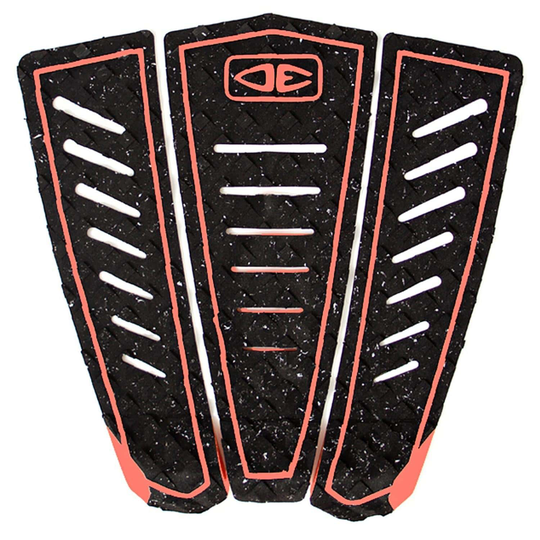 Ocean And Earth Kanoa Igarashi Pro Surfboard Tail Pad - Black/Coral