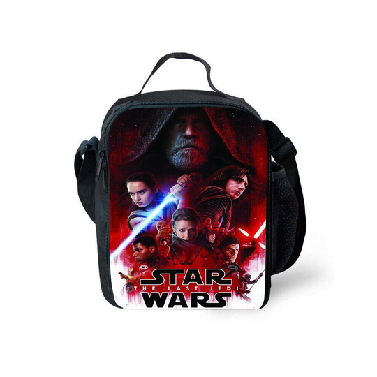 (1) Star Wars 3D Insulated Lunch Bag School Snack Box Travel Lunchbox Bag Kids Gift
