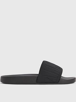 Allsaints Signet Slider - Black