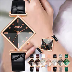 Women Quartz Watch Analog Quartz Stylish Fashion Casual Large Dial Stainless Steel Leather Fashion Watch Lightinthebox