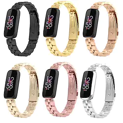 1 pcs Smart Watch Band for Fitbit Luxe Fitbit Luxe Stainless Steel Smartwatch Strap Solid Business Band Replacement Wristband Lightinthebox