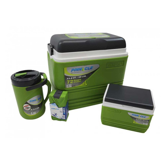 Vango Pinnacle 32L-72Hr 5 Piece Set Cool Box Green