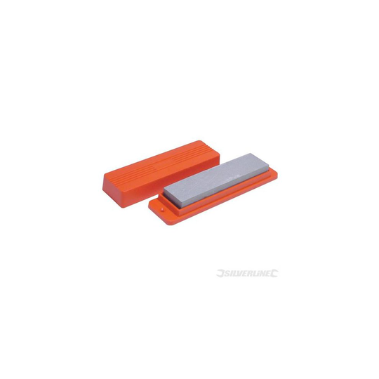 Silverline Silicon Carbide Combination Sharpening Stone Fine / Medium Grade - x - sharpening x combination stone silverline 200 50 cb14 25mm carbide