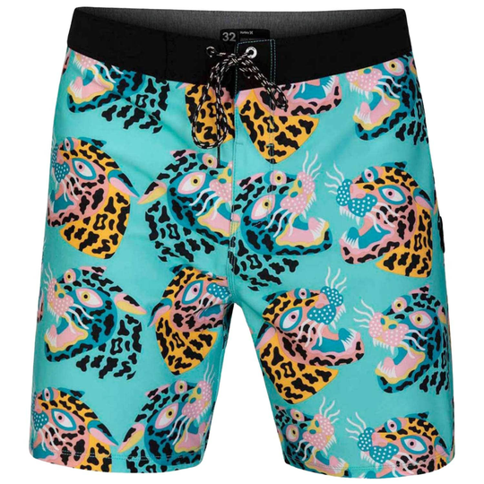 Hurley Youth Boys Phantom Sumatra Boardshorts - Pacific Blue