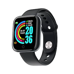 Y68 Smart Watch 1.3 inch Smart Wristbands Fitness Band Bluetooth Pedometer Call Reminder Activity Tracker Sleep Tracker Heart Rate Monitor Compatible with Android iOS IP 67 Women Men Touch Screen Lightinthebox