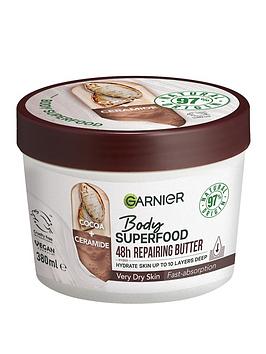 Garnier Body Superfood, Repairing Body Butter, With Cocoa & Ceramide, Body Butter for Very Dry Skin, Vegan Formula, 380ml, One Colour, Women