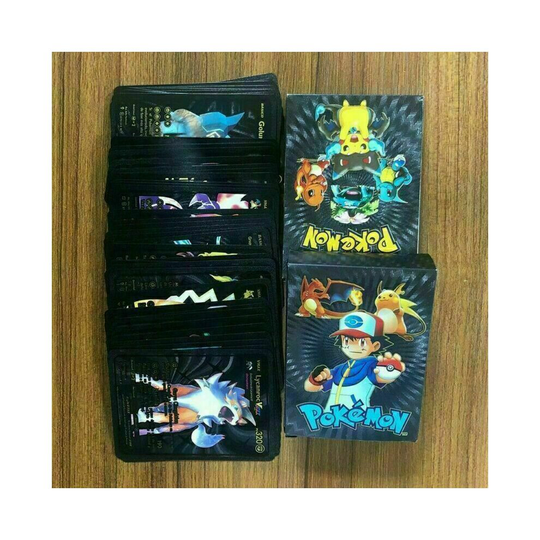 (Black) 55Pcs For Pokemon Card Mint Vmax GX Charizard Collection Boxes