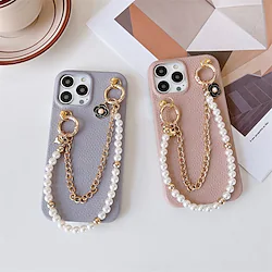 Phone Case For Apple Back Cover iPhone 14 13 12 11 Plus Pro Max Portable Full Body Protective Anti-Scratch Solid Colored PC PU Leather Lightinthebox