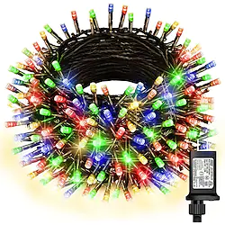 Christmas Lights Outdoor Christmas Tree Lights Decorations Plug in 10/20/30/50/100M 100/200/300/400/800 LED Twinkle Fairy Lights String with 8 Modes Waterproof Christmas String Lights Green Wire Xmas Tree Light Lightinthebox