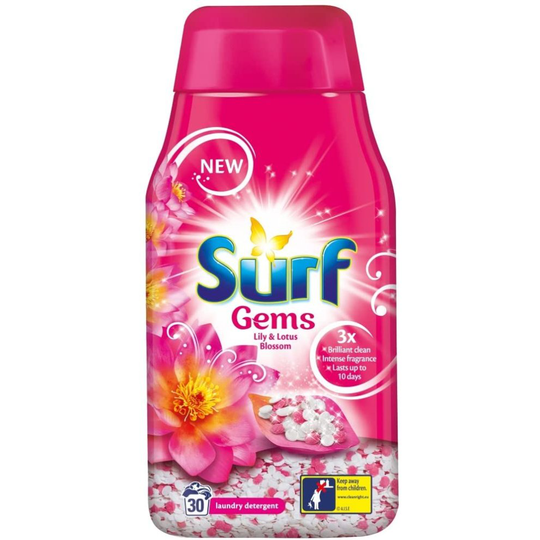 Surf Laundry Gems Lily & Lotus 30 Wash, Large 960g Laundry Detergent