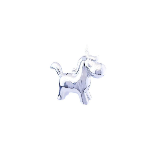 27X26Cm Large Silver Unicorn Ceramic Money Box Home Decoration