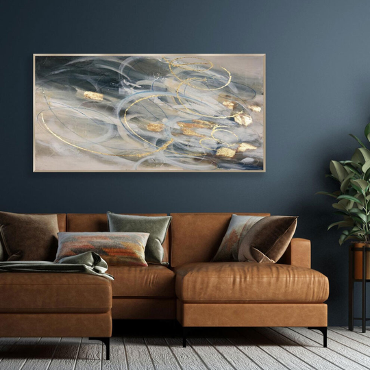 Scatter Box Boreas Framed Hand Painted Print Canvas Wall Art