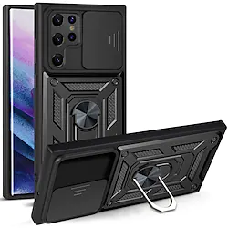 Phone Case For Samsung Galaxy Back Cover A53 A33 S22 Ultra S22 Ultra Plus S21 FE S20 S21 S20 Ultra Plus FE S20 A72 A71 A21s Ring Holder Shockproof Dustproof Geometric Pattern TPU PC Lightinthebox