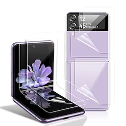 2 Sets Phone Screen Protector For Samsung Galaxy Z Flip Z Flip 3 TPU High Definition (HD) Scratch Proof Anti-Fingerprint Phone Accessory Lightinthebox