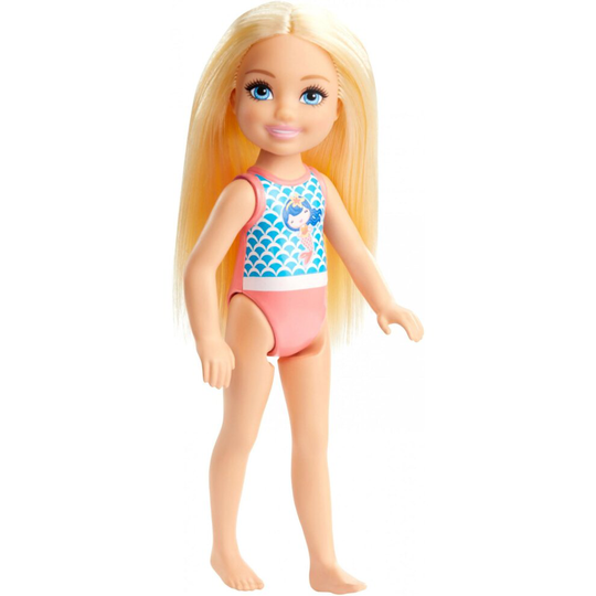 Mattel Barbie Chelsea Doll Blonde Swimming Swimsuit Mermaid