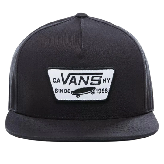 Vans Full Patch Snapback Cap - True Black