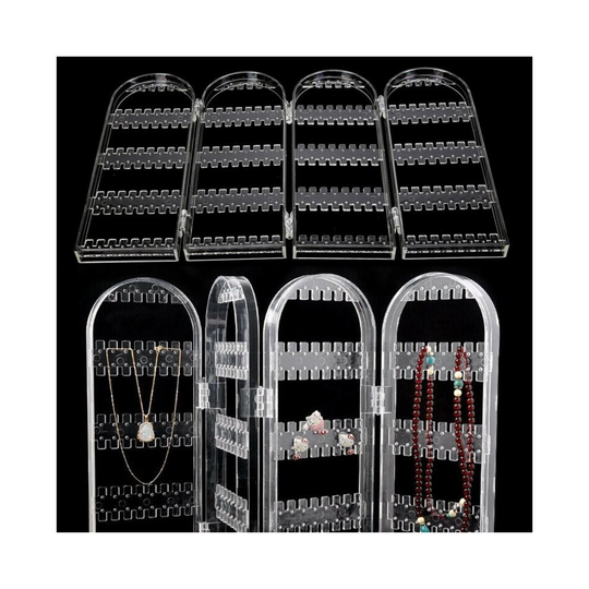 UK Screen Stud Earring Jewellery Display Stand Unit Holder Storage Organiser Box