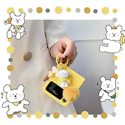Phone Case For Samsung Galaxy Flip Z Flip Z Flip 4/3/2 Portable Flip Fidget Toys Cartoon Solid Colored PC Lightinthebox