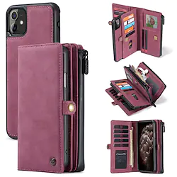 Phone Case For Apple Wallet Card with Stand Flip Full Body Protective Solid Colored TPU PU Leather Lightinthebox