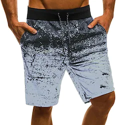 Men's Swim Trunks Swim Shorts Quick Dry Lightweight Board Shorts Bathing Suit with Pockets Drawstring Swimming Surfing Beach Water Sports Printed Summer Lightinthebox