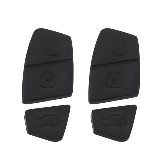 2x Remote Key Fob Rubber Pad 3-Botton Repair Kits Compatible with Ford KA MK2