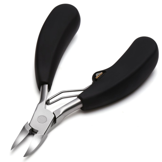 BEZOX - Precision Toenail Clippers for Thick or Ingrown Toenails + Metal Box