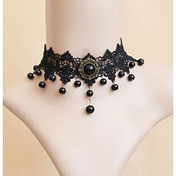 Tattoo Choker Necklace Necklace Accessories Retro Vintage Punk Gothic Steampunk Alloy For Goth Girl Cosplay Halloween Carnival Masquerade Women's Costume Jewelry Fashion Jewelry Lightinthebox