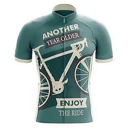 21Grams Men's Cycling Jersey Short Sleeve Bike Top with 3 Rear Pockets Mountain Bike MTB Road Bike Cycling Breathable Quick Dry Moisture Wicking Reflective Strips Green Yellow Red Graphic Polyester Lightinthebox