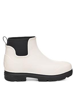 UGG Droplet Wellington Boots - White, White, Size 3, Women