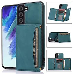 Phone Case For Samsung Galaxy Wallet Card S21 S20 Ultra Plus FE Note 10 Samsung A13 5G Shockproof with Stand Card Holder Slots Solid Colored PU Leather Lightinthebox